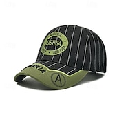 cheap Men&#039;s Baseball Cap-Men&#039;s Baseball Cap Sun Hat Trucker Hat Black khaki 100% Cotton Embroidered Fashion Casual Street Daily Letter Adjustable Sunscreen Breathable