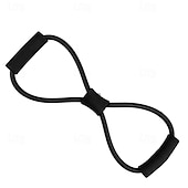 billige Antistress-leketøy-yoga fitness elleve deler sett med bånd lateks silke hip ring lateks elastisk ring yoga ball stretching band pilates