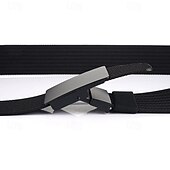 cheap Men&#039;s Belt-Men&#039;s Nylon Belt Waist Belt Black 1# Black Nylon Alloy Durable Adjustable Plain Outdoor Daily