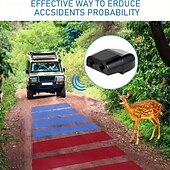 お買い得  セキュリティーセンサー＆アラーム-車の動物よけ器一般的な動物の衝突回避のための警報超音波鹿よけ器