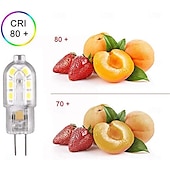 זול נורות דו-פיניות לד-10/20 יחידות מיני g4 נורת led 2w אמפולה led מנורת ac dc12v ac 220v נורות תירס להחליף זרקור הלוגן נברשת מנורת הלוגן