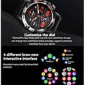 tanie Smartwatche-K52 Smart Watch Męski 1.39 cala Ekran IPS Bluetooth Połączenie Custom Dial Monitor Tętna Zdrowie Monitoring Sportów na Zewnątrz Smartwatch