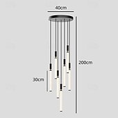 cheap Sputnik Design-LED Chandelier Dimmable 3/5/7/11 Pendant Light for Kitchen Island Stairs 110-240V