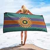 Недорогие наборы пляжных полотенец-Пляжное полотенце, банное полотенце, большое полотенце с 3D принтом и морским узором, банное полотенце, пляжная простыня, одеяло, классическое удобное одеяло из 100% микроволокна