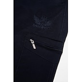 abordables Pantalones cargo-Hombre Pantalones cargo Pantalones para senderismo Bordado Cintura elástica Color sólido Transpirable Secado rápido Trabajo Ropa de calle Elegante Casual Negro Verde Ejército