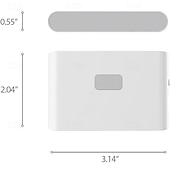 tanie lampki nocne z czujnikiem-Lampki nocne LED z czujnikiem ruchu, bezprzewodowa lampka nocna z możliwością ładowania przez USB, szafka kuchenna, oświetlenie schodka na korytarz, do łazienki, przedpokoju, sypialni, pokoju dziecięcego, kuchni i schodów 1/2/3szt