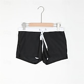cheap Men&#039;s Boxer Swim Trunks-Men&#039;s Board Shorts Swim Shorts Swim Trunks Swim Briefs Drawstring Elastic Waist Zipper Pocket Solid Color Breathable Quick Dry Short Casual Daily Beach Fashion Classic Style ArmyGreen Black