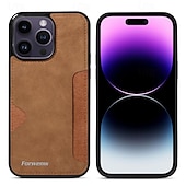 cheap iPhone Cases-Phone Case For iPhone 16 iPhone 15 Pro Max iPhone 14 13 12 11 Pro Max Mini SE X XR XS Max 8 7 Plus Back Cover Ultra Thin Card Slot Shockproof Retro TPU PU Leather