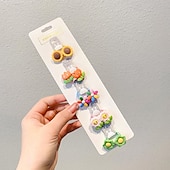 ieftine Elastice de Păr-Copii Unisex Accesorii de Păr Floral 9#Flori set 10 piese 3# Set de flori violete