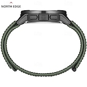 cheap Digital Watches-NORTH EDGE Men Digital Watch Outdoor Sports Compass Stopwatch Alarm Clock Date Nylon Strap Watch