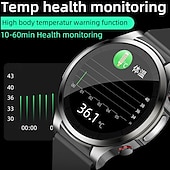economico Smartwatch-696 W11PRO Orologio intelligente 1.32 pollice Intelligente Guarda Bluetooth ECG + PPG Monitoraggio della temperatura Pedometro Compatibile con Android iOS Da uomo Chiamate in vivavoce Promemoria di