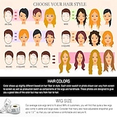 cheap Synthetic Trendy Wigs-Wig Short Hair Dyed Gradient White Gold Wavy Wig