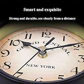 economico Decorazioni da parete-orologio da parete retrò fronte-retro stile antico europeo creativo classico orologi da parete soggiorno all'aperto camera da letto studio decorazione della parete 5 pollici
