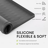 Недорогие органайзер для ванной-Чехлы для стиральной и сушильной машины сверху, силиконовый защитный коврик для сушилки, нескользящий водонепроницаемый чехол для стиральной машины, защита верхней загрузки для стирки и кухни