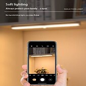 ieftine lumina dulapului-Senzor de mișcare cu led lumina dulap cu senzor de mișcare magnetic fără fir lumina dulap homelife bară luminoasă reîncărcabilă prin usb îmbunătățiți casa dvs.