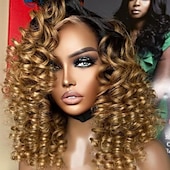 economico Parrucche lace front capelli veri-Capelli umani di Remy 13x4 Pizzo Frontale Parrucca Parte libera Brasiliano Onda sciolta Multicolore Parrucca 130% 150% Densità dei capelli con i capelli del bambino Capelli schiariti Pre-a pizzico Per