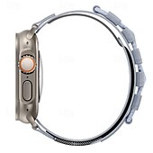 Χαμηλού Κόστους Ζώνες Apple Watch-Αθλητικό Μπρασελέ Συμβατό με Ζάντα ρολογιού Apple Watch 38mm 40mm 41mm 42mm 44mm 45mm 49mm Πολλαπλών στρώσεων Ελαστικό Τραχύς Νάιλον Ανταλλακτικό λουράκι ρολογιού για iwatch Ultra 2 Series 9 8 7 SE 6