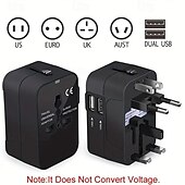 お買い得  車用充電器-マルチファンクションコンバータソケット グローバルパスコンバータソケット マルチUSB変換プラグ