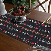 baratos Toalhas de Aparador-Inspirado em william morris arte estilo impressão corredor de mesa estilo country, decoração de mesa de jantar de cozinha, corredores de mesa de decoração de impressão para interior ao ar livre casa