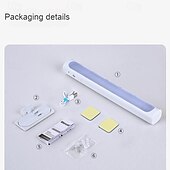voordelige Leeslampjes-led-kastlamp bureaulamp studentenslaapzaal leeslamp studie magnetische led koel licht usb oplaadbaar driekleurig licht touch nachtkastje nachtlampje