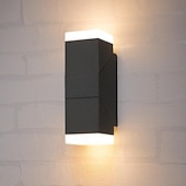 cheap Outdoor Wall Lights-Led Wall Lamp，Aluminum Double Head Outdoor 6W 12W Adjustable Angle Outdoor Waterproof，Eye Protection Suitable For Outdoor Wall Garden Courtyard Garage Hull,Warm White/Ray IP54 85-265V