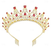 cheap Hair Styling Accessories-Luxury Queen&#039;s Crown Wedding Banquet Party Pan Hair Crown Water Diamond Hair Accessories Bride Crown Headband