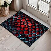 cheap Doormats-Honeycomb Vortex Doormat Floor Mats Washable Rugs Kitchen Mat Non-Slip Oil Proof Rug Indoor Outdoor Mat Bedroom Decor Bathroom Mat Entrance Rug