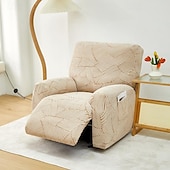 billiga Vilstol och länstol-jacquard fåtölj överdrag överdrag lazyboy överdrag soffstolsöverdrag 4-delade set, halkfri vilstol med förvaringsfickor möbelskydd för vardagsrum