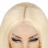 economico Parrucche lace front capelli veri-capelli umani remy 613 parrucche bob bionde capelli lisci parrucche in pizzo bob parte t densità del 150% con i capelli del bambino