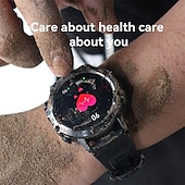 tanie Smartwatche-K52 Smart Watch Męski 1.39 cala Ekran IPS Bluetooth Połączenie Custom Dial Monitor Tętna Zdrowie Monitoring Sportów na Zewnątrz Smartwatch