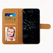 お買い得  iPhone用ケース-電話 ケース 用途 iPhone 16 iPhone 15 Pro Max iPhone 14 13 12 11 Pro Max Mini SE X XR XS Max 8 7 Plus ウォレットカードケース 磁石バックル リストストラップ付き キックスタンド 幾何学模様 TPU PUレザー
