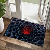 cheap Doormats-Honeycomb Vortex Doormat Floor Mats Washable Rugs Kitchen Mat Non-Slip Oil Proof Rug Indoor Outdoor Mat Bedroom Decor Bathroom Mat Entrance Rug
