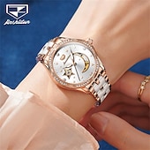 cheap Mechanical Watches-Automatic Mechanical Watch For Ladies Skeleton Luminous Waterproof Stainless Steel Luxury Elegant Mother's Day Gift for Women's Watches