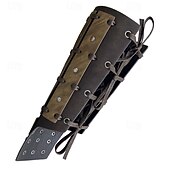 preiswerte Rüstung-Retro Vintage Punk &amp; Gothic Mittelalterlich Rüstung Armband Handgelenkstütze Wikinger Tempelritter Kreuzritter Ranger Schildmaid Bogenschießen Kostüm Herren Vikinger Fantasie Halloween Karneval
