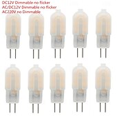 baratos Luzes LED de Dois Pinos-10/20 pçs mini g4 lâmpada led ac dc12v ac 220v 2w ampola lâmpada led luzes de milho substituir halogênio holofote lustre lâmpada halógena