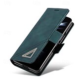tanie Etui do telefonów Samsung-telefon Kılıf Na Samsung Galaxy Z Fold 5 Z Fold 4 Z Fold 3 Etui na karty portfela Magnetyczne Ochrona całego ciała Stopka Retro PC Skóra PU