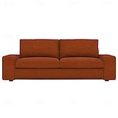 baratos Cobertura de Sofa-Capa de Sofá de Veludo de 3 Lugares Colcha de Veludo em Cor Sólida
