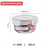 economico Stoccaggio cucina-Contenitore Per Il Pranzo In Vetro Borosilicato Ad Alto Contenuto Di Contenitori Per La Preparazione Dei Pasti Contenitori Per Alimenti In Vetro Con Coperchi Per La Cucina &amp; organizzazione