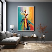 preiswerte Gemälde mit Menschen-Großes handgemaltes Pattle-Messer-Ballett-Ölgemälde einer tanzenden Frau, tanzendes Mädchen-Ölgemälde, Kunst auf Leinwand, tanzende Mädchen-Wandkunst, abstraktes Gril-Gemälde für Schlafzimmer,