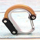 cheap Camping Accessories-Climbing Carabiner D Type Carabiner Hook Aluminium Alloy Hanging Carabin