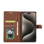Χαμηλού Κόστους iPhone Θήκες-Θήκη τηλεφώνου για iPhone 16 iPhone 15 Pro Max iPhone 14 13 12 11 Pro Max Mini SE X XR XS Max 8 7 Plus θήκη πορτοφολιού μαγνητική θήκη πλήρους σώματος προστατευτική αναστρέψιμη TPU PU δέρμα