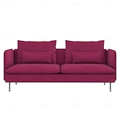 economico Copridivano-Copertura per Divano in Velluto Colore Unito con Braccioli Lavabile e Asciugabile in Macchina Coperture in Velluto