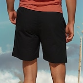 baratos Feriado-Homens Trevo de Quatro Folhas Calção Shorts de verão Shorts de praia Cintura Média Havaiana Casual Feriado Dia de São Patrício Com Cordão Cintura elástica Imprimir Designer Roupa