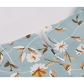 baratos Vestidos-Retro Vintage Anos 50 Vestido Coquetel Vestidos Festa a Fantasia Um vestido de linha Floral Fantasia Mulheres Baile de Máscaras Festa / Eventos Festa de Solteira Adulto Vestido Vestidos de baile