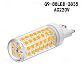 זול נורות דו-פיניות לד-5 יחידות g9 לדים 7w שווה ערך לנורת הלוגן 70w 700lm לבן חם 3000k/לבן 6000k g9 נורות חיסכון באנרגיה לא ניתנות לעמעום יעילות אנרגטית class e