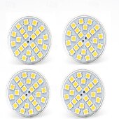 זול נורות ספוט לד-mr16 נורות לד 3w gu5.3 זרקורים מחליפים 3000k 6000k 12v מתח נמוך לתאורת מסלולי הצפה בחוץ לא ניתנת לעמעום (4 יחידות)