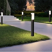 levne Světlo na cestě-venkovní světlo na sloupky venkovní led světla na cestu 30/40/60/80 cm hliníkové antracitové základní světlo, moderní designová zahradní lampa, ip65 odolná vůči povětrnostním vlivům, zahradní stojací