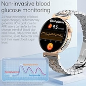 voordelige Smartwatches-dames amoled smartwatch: 1,28” display met ecg, ppg &amp; uitgebreide gezondheidsmonitoring
