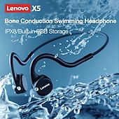 Χαμηλού Κόστους Αθλητικά ακουστικά-lenovo x3 pro bone αγωγιμότητα ακουστικά ασύρματα ακουστικά bt5.3 εργονομικά ελαφριά εργονομικά αδιάβροχα ακουστικά ip56