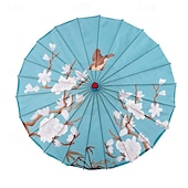 cheap Mr &amp; Mrs Wedding-Silk Cloth Parasol (33-inch Peony) - Chinese Japanese Style Paper Umbrella - For Weddings And Personal Sun Protection Asdf Christmas